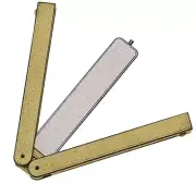 Eze-Lap Eze-Fold Diamond Sharpener Coarse And Fine Grits Flips And Folds USA