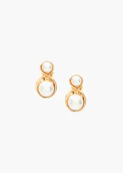 [Taking Shape] Taking Shape Pearl Clip On Earrings in Multi - Women's Accessories Multi