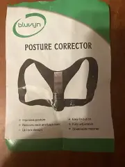 Bluvyn Posture Corrector Adjustable Back Brace Straightener For Men Women Free S