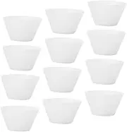 20pcs Glue Cup Silicone Measuring Cup Diy Resin Epoxy Accessory Resin Pour Molds Silicone Mix Cup Paint Tools Resin Silicone Mixing Cups Mini White Cake Mold