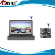 Wireless Backup Camera 4.3" Foldable Monitor for Reverse Rear View License Mount