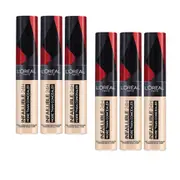 6x L'Oreal Paris Infallible 24H Full Coverage More Than Concealer 11ml 322 Ivory