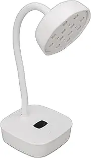 U V LED Nail Lamp, Gooseneck Portable USB Gel Nail Dryer with 12pcs LED Beads, Flash Light for Gel X Nails