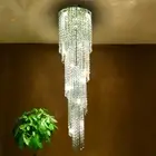 K9 Crystal Chandelier Ceiling Light Pendant Lamp LED Stair Ceiling Fixtures