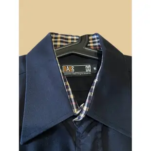 英國倫敦品牌 DAKS 專櫃男裝  純棉 格紋 素色 舒適 短袖襯衫 2色