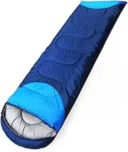 BXFGJCHH, Envelope Sleeping Bags for Adults 3 Seasons Campingu2013Extra Large Warm Lightweight Spliced Envelope Sleeping Bags with Compression Sack Ideal Gear for Hi ，Bookshelves.