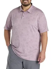 TRAVELON Big & Tall TravisMathew Fit By DXL Destination Polo Shirt in Elderberry at Nordstrom, Size Xlt