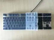 Clear Transparent Silicone Keyboard Cover For Teswell 87-Key Mechanical Keyboard