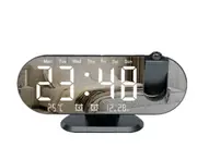 Digital LED Clock Alarm Mirror Clock Projection for Home Living Room