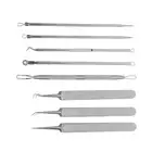 8Pcs Acne Tools Extractor Kit Pimple Popper Blackhead Remover Stainless Stee EOM