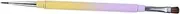 Generic Double Ended Nail Art Brushes Flat Head Design Tool for Precise Detailing Durable Nail Liner Applicators for Home and Salon Use for Multiple Techniques