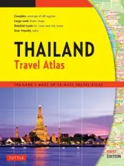 Thailand Travel Atlas by Periplus Editors (English) Paperback Book