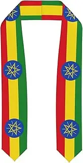 [EdWal] Ethiopia Flag Stole and Sash Plain Adult Honor Stole 2025