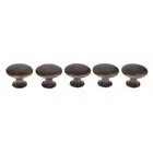 5Pcs Vintage Cabinet Knobs With Screws Antique Bronze Cupboard Door Pull Kn-lu
