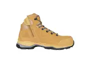 Hard Yakka Mens Atomic Zip Side Safety Work Boot Y60280 - Wheat