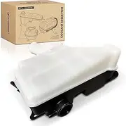 A-Premium Engine Coolant Overflow Recovery Reservoir Tank [Without Cap] Compatible with Ford F-250 F-350 F-450 Super Duty 2020-2022, F-550 F-600 Super Duty 2020, 6.7L
