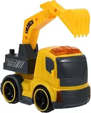 FELTECHELECTR Construction Vehicles Set for Boys and Girls Mini Digger Truck Crane Dump Trucks