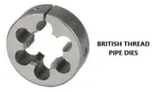 2-11 HSS BRITISH THREAD PIPE DIES BSPT -ITEM NO. 2438158