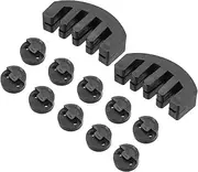 sourcing map 12 Pack Violin Mute, Rubber 3/4 4/4 Practice Violin Mute Full Size,Claw and Round Tourte-Style, Violin Practice Mute for Musical String Instrument