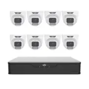 Uniview 6MP Kit 8xIPC3626LE-ADF28-WP Camera with 12MP 4K Ultra HD 8CH PoE NVR