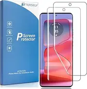 [2 Pack] T Tersely Screen Protector for Motorola Edge 50/50 Pro 5G (6.7 inch), Support Fingerprint Unlock Full Cover HYDROGEL Aqua Screen Protector Curved for Motor Edge 50/50 Pro 5G