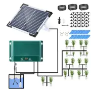 Solar Automatic Drip Irrigation Kit 7 Modes 30 Modes for 50 Plants AUS Y6F5