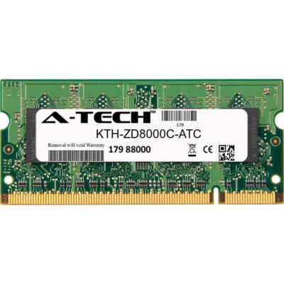 1GB DDR2 PC2-6400 800MHz SODIMM (Kingston KTH-ZD8000C Equivalent) Memory RAM