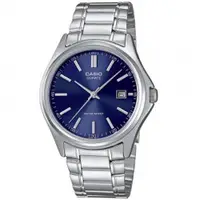 在飛比找PChome24h購物優惠-CASIO 羅馬時尚精緻紳士腕錶-藍(MTP-1183A-2