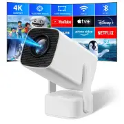 Mini Portable 4K Projector, VideoProjector, Independent 5 Watts Speaker, HD 1...