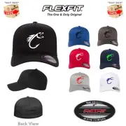 FISHING HOOK FISH CURVED BILL 6277 FLEXFIT HAT *FREE SHIPPING in BOX*