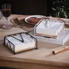 Tissue Dispenser Stylish Decorative Napkin Tray Concise for Dining Table Kitchen