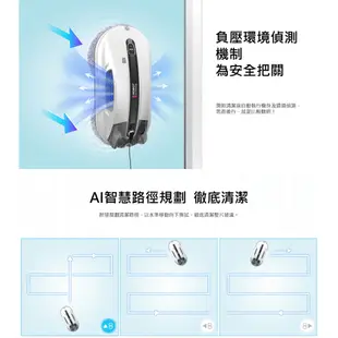 HOBOT 玻妞 超音波雙邊噴水擦玻璃機器人 HOBOT-R3 雙邊噴水 5KG強力吸附