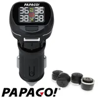 在飛比找PChome24h購物優惠-PAPAGO ! TireSafe S22E獨立型胎外式胎壓