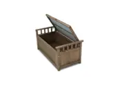 Outdoor Storage Box Wooden Garden Bench Chest Toy Tool Sheds Furniture