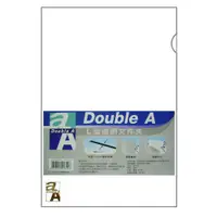 在飛比找蝦皮購物優惠-Double A L型透明文件夾12入高品質(透明彩色文件夾