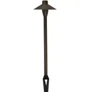 CLA Lighting Coolie Exterior Coolie Spike Light IP54 Rustic Brass