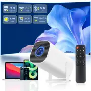 Portable Home Theater 4K Mini Projector 10000 Lumen LED 1080P WiFi Bluetooth UHD
