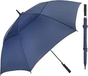 Umbrella Automatic Open Golf Umbrella Extra Large Umbrella Oversize Double Vented Canopy Waterproof Windproof Stick Umbrellas Ombrelli