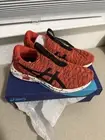 NEW Asics Hyper Gel T8fon Running Shoes Mens Red Multi Sz 8 w/ Box