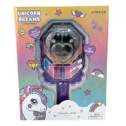 Unicorn Dreams Hand Mirror with Cosmetics Set