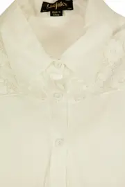 Pascal Lace Button Blouse--BLU-1111BW3116