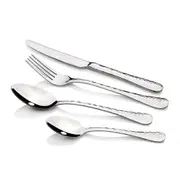 30pc Stanley Rogers Bolero Stainless Steel Cutlery Spoon/Fork Tableware Set