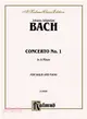 Johann Sebastian Bach Concerto No. 1 in A Minor ─ For Violin and Piano: Kalmus Classic Edition