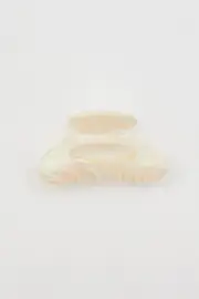 Beige Claw Clip