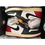 正版 NIKE AIR JORDAN 1 AJ1 X UNION LA 黑腳趾 拼接一代 【BV1300-106】