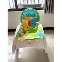 在飛比找蝦皮購物優惠-Fisher-Price 費雪 動物安撫躺椅