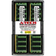 64GB 2x 32GB PC4-2400 LRDIMM Supermicro X11SDW-16C-TP13F Memory RAM