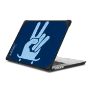 MacBook Pro 16-inch (M1 - M4) Bounce Case RM Peace Sign Skateboard