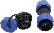 SP13 9 Pin Connector Watertight Dustproof Cap Plug Socket Aviation Circular Industrial Power 20 AWG Wire 3A 125V
