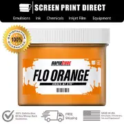 Fluorescent Orange - Screen Printing Plastisol Ink - Low Temp Cure - All Sizes
